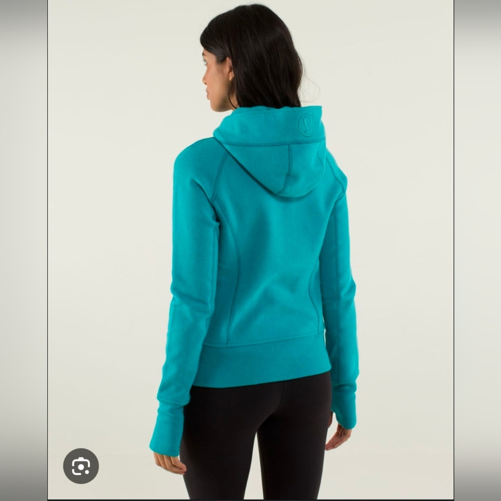 Lululemon Athletica Scuba Teal Namaste